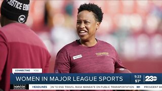 Women making big strides in professional sports leagues