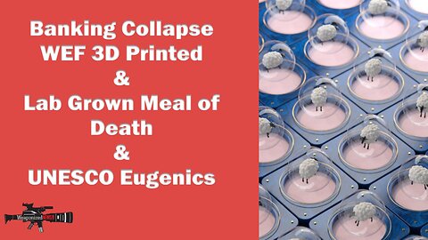 Banking Collapse, WEF 3D Printed & Lab Grown Meal of Death & UNESCO Eugenics