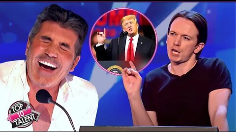 BEST Donald Trump Impression Has Simon Cowell LOL!