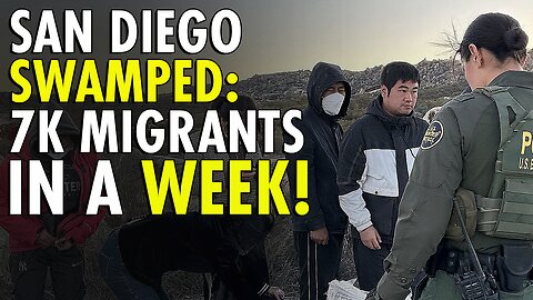 Huge number of illegals crossing at San Diego propel Cali to #1 busiest illegal border crossing