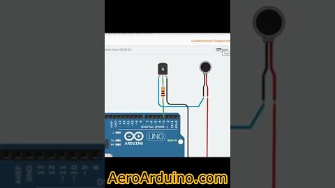 I Made Crazy Vibration Motor #Arduino Circuit on #Tinkercad #AeroArduino