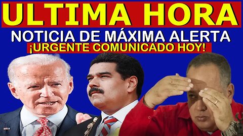 🔴SUCEDIO HOY! URGENTE HACE UNAS HORAS! LO MAS IMPACTANTE DE HOY DOMINGO - NOTICIAS DE VENEZUELA HOY