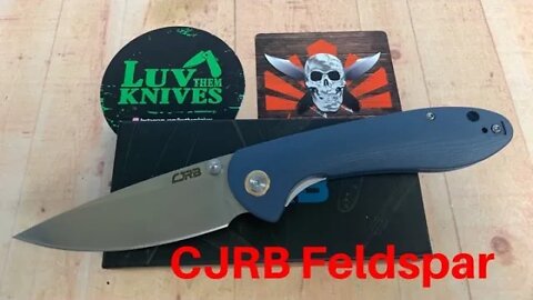 CJRB 1912 Feldspar linerlock knife / Includes Disassembly / great design and very affordable !