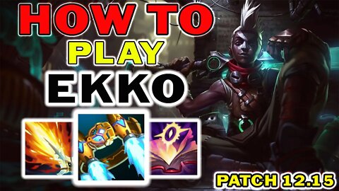 Learn How To Carry With Ekko Like A Smurf! Educational Ekko Live Commentary &Guide League Of Legends