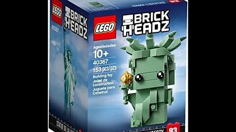 Lady Liberty Brickheadz 93 Unboxing and Speed Build Lego 40367
