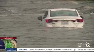 San Diego first responders perform several water rescues as storm causes floods