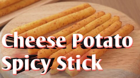 Cheese Sweet Potatoes Sticks Vegetarian Recipe . Don't miss The Spicy and Delicious Soft Stick