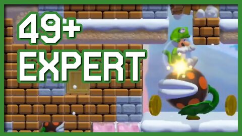 Cat Mario Excavation - Super Mario Maker 2 - Endless Expert