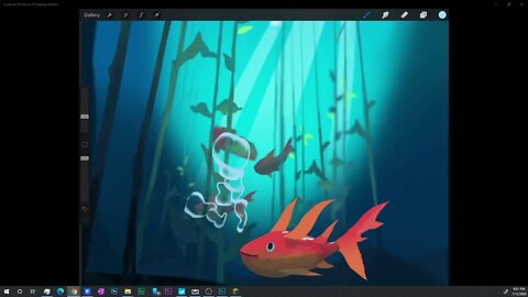 Underwater Scene 1, Part 2 || Let's Draw 7