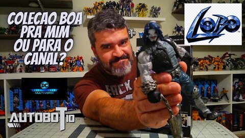 LOBO DC Multiverse Mcfarlane Toys Revisao Action Figure Vlog