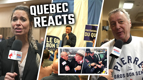 Poilievre supporters in Quebec react to David Menzies' unjust arrest