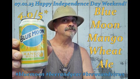 Blue Moon Mango Wheat Ale 4.0/5*