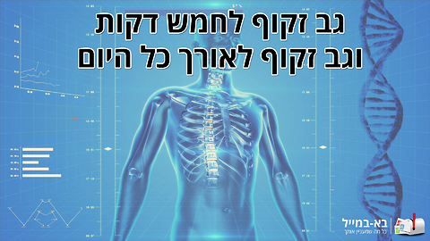 חמש דקות וגב זקוף לאורך כל היום