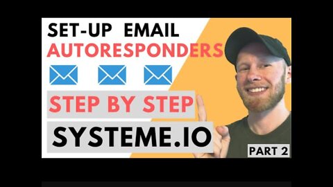 How to setup email autoresponder with systeme