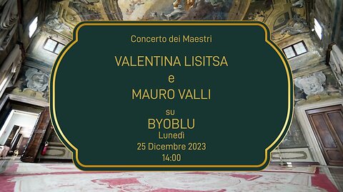 Annuncio replica Concerto di Valentina Lisitsa e Mauro Valli 20231225 ore 14:00 - Pangea Speciale