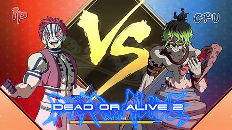 Akaza Vs. Gyutaro - Natural High - Dead Or Alive 2 Soundtrack - 100% Damage Combo - VERY HARD CPU