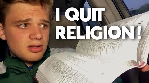Why I QUIT RELIGION , and you should too