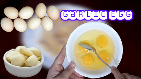 Unique Garlic Egg Recipe | Egg Recipes |Garlic Egg | Breakfast Ideas | Egg Recipe By Samia Mahi