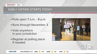 Early voting for the general election kicks off