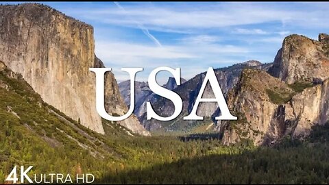 Beautiful Places In USA 4K - Relaxing Film With Calming Music