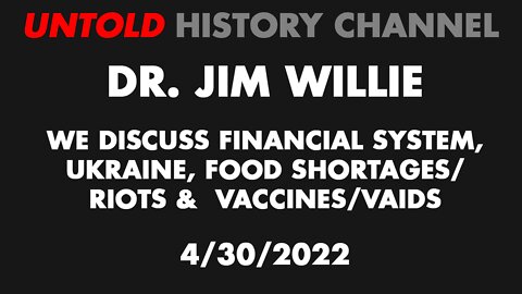Dr. Jim Willie Interview 4/30/2022