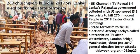 FULL SHOW Fascist Cartels Bankrupting NATO Govts.; Sri Lanka Govt. killed 250+ in 2019 church bombs