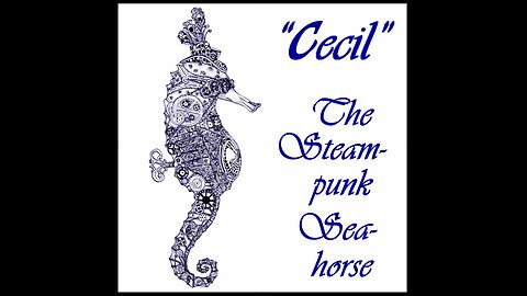 "Cecil" The Steampunk Seahorse