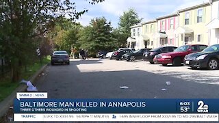 3 shot and a Baltimore man killed in Annapolis