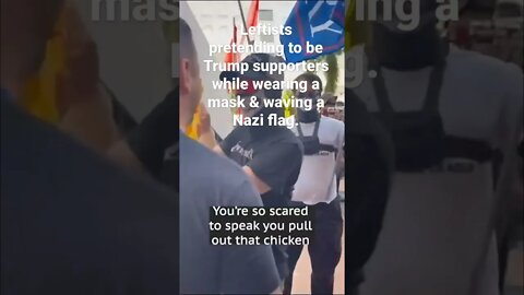 Masked Leftists pretending to be Trump Supporters