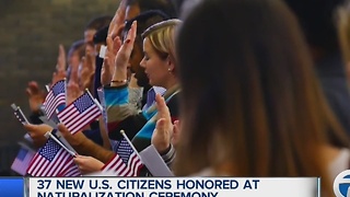 37 new U.S. citizens honored at naturalization ceremony