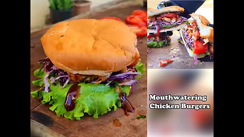 Mouthwatering Chicken Burgers 🍔 cocking food videos