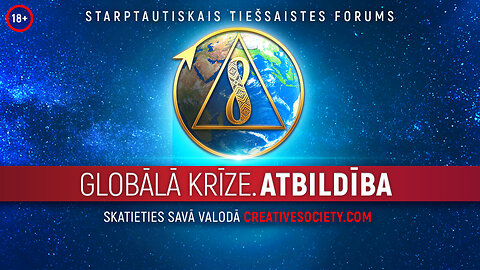 Globālā krīze. Atbildība | Starptautiskais tiešsaistes forums. Retranslācija