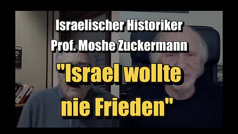 🟥 Israelischer Historiker Prof. Moshe Zuckermann: "Israel wollte nie Frieden" (28.10.2023)