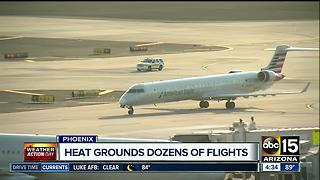 Excessive heat in Phoenix affecting flights to, from Sky Harbor Airport