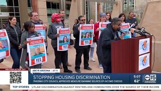 Phoenix city council to stop housing discrimination