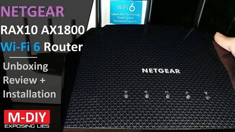 Netgear RAX10 AX1800 Wi-Fi 6 Router (Unboxing Review + Installation) [Hindi]