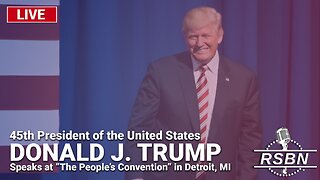 LIVE REPLAY: President Trump Speaks at "The People's Convention" in Detroit - 6/15/24