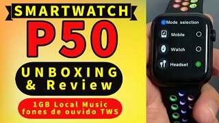 Smartwatch P50 unboxing review