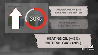 Heating bills could jump as much as 54% this winter due to higher prices of energy