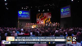 Maryland State Police welcomes 36 new members