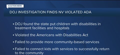 DOJ says Nevada violates Americans with Disabilities Act