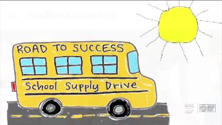 High school seniors organize major school supply drive for teachers, children in need