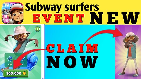 New charector in Subway surfers claim now. All Subway accounter in Subway surfers Game.
