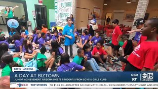 A day at Biztown, hosting students from Boys & Girls Club