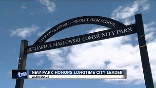 New park honors longtime city leader
