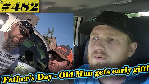 Stihl FS 91 weed eater- EATS IT. Why we VLOG our Business. | Son gifts Father for Father’s Day!