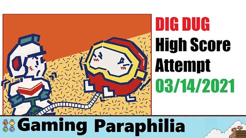 High Score Attempt Dig Dug - Namco Museum - 03/14/2021