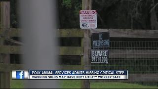 Polk Animal Services admits missing critical step