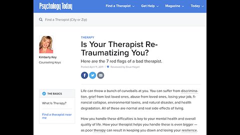 Is Your Therapist Re-Traumatizing You