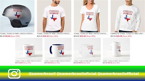 TEXAS, TEXAS OF MAP, UNITED STATES. @SAMERBRASIL. ZAZZLE